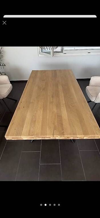 Tables: Massiver Eichenholztisch Esstisch – D'occasion à Nebikon par nmi_nkl6 3
