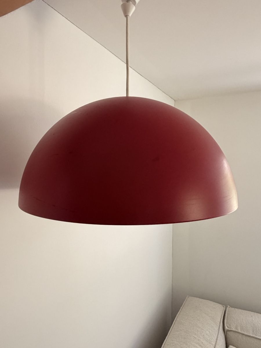 Lampadari & plafoniere: Schöne rote Deckenlampe  – Nuovo (secondo la descrizione) da Zürich venduto da MinTruc