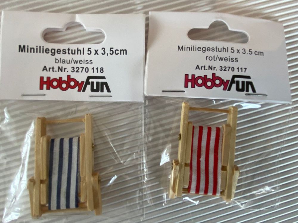 MiniLiegestühle (noch 5 Stk. verfügbar) Kaufen auf Ricardo