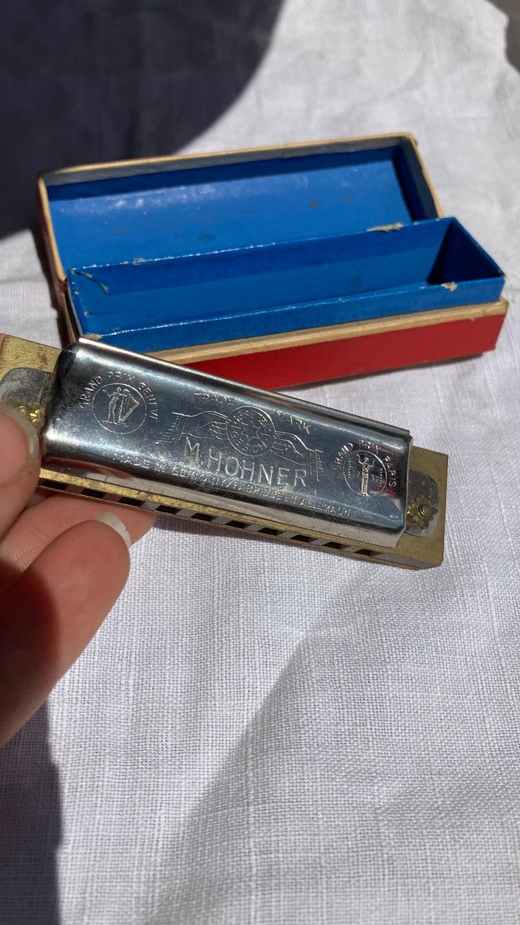Hohner Strumenti musicali: Harmonica Piccolo Mundharmonika antik ancien – Usato da St-Cierges venduto da LeRegain 7