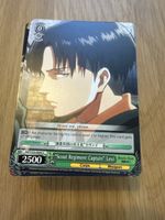 Weiss Schwarz Karten Attack on Titan Set grosser Stapel