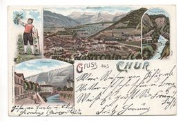 LITHO Gruss aus CHUR Veltliner Knabe
