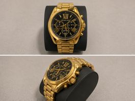 Michael Kors Chronograph Uhr Gold/Schwarz