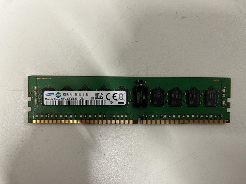 RAM 16 GB (2x8 GB) A-Tech DDR4-2133 PC4-17000 ECC Registrata Per HP Z440 Z640 Z840