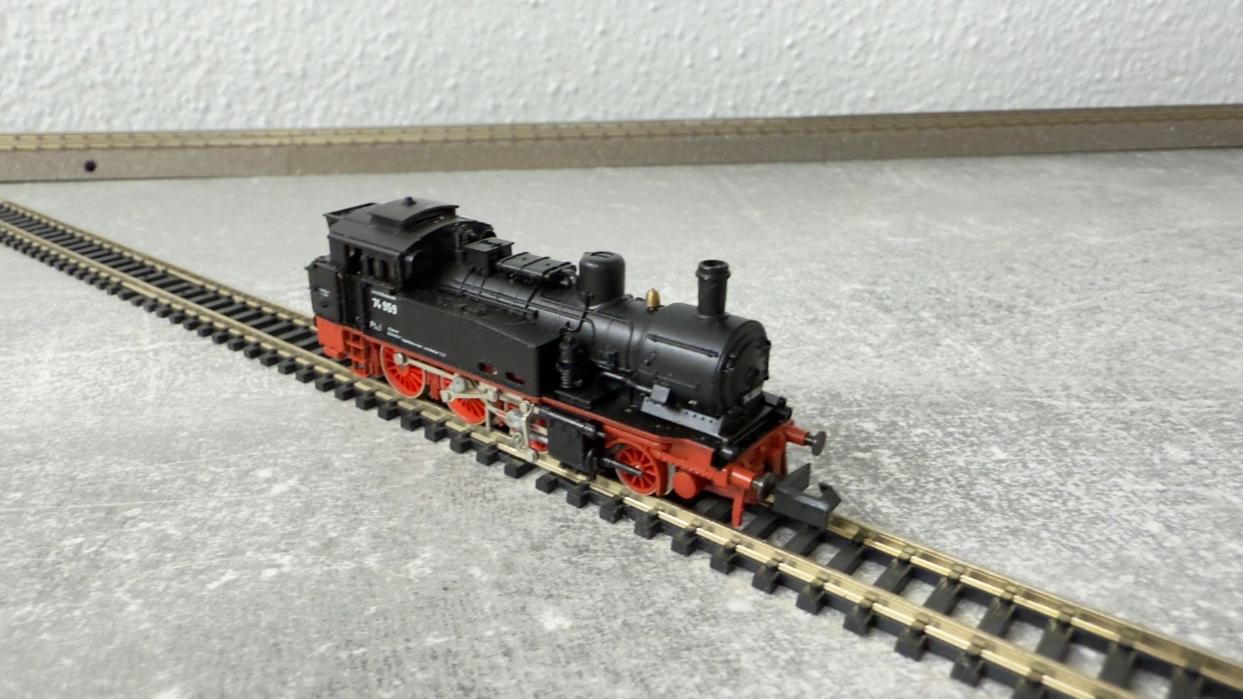 Arnold Modellini di ferrovie: Arnold DB Dampflokomotive 74959 Spur N – Usato da Windlach venduto da Kelebra 5