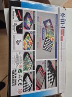 6-in-1 Familienspiele: Schach, ,  u.a.Reisespiel,magnetisch