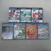 7x PS 2 Fussball Games / FIFA, PES, Manager / Playstation 2