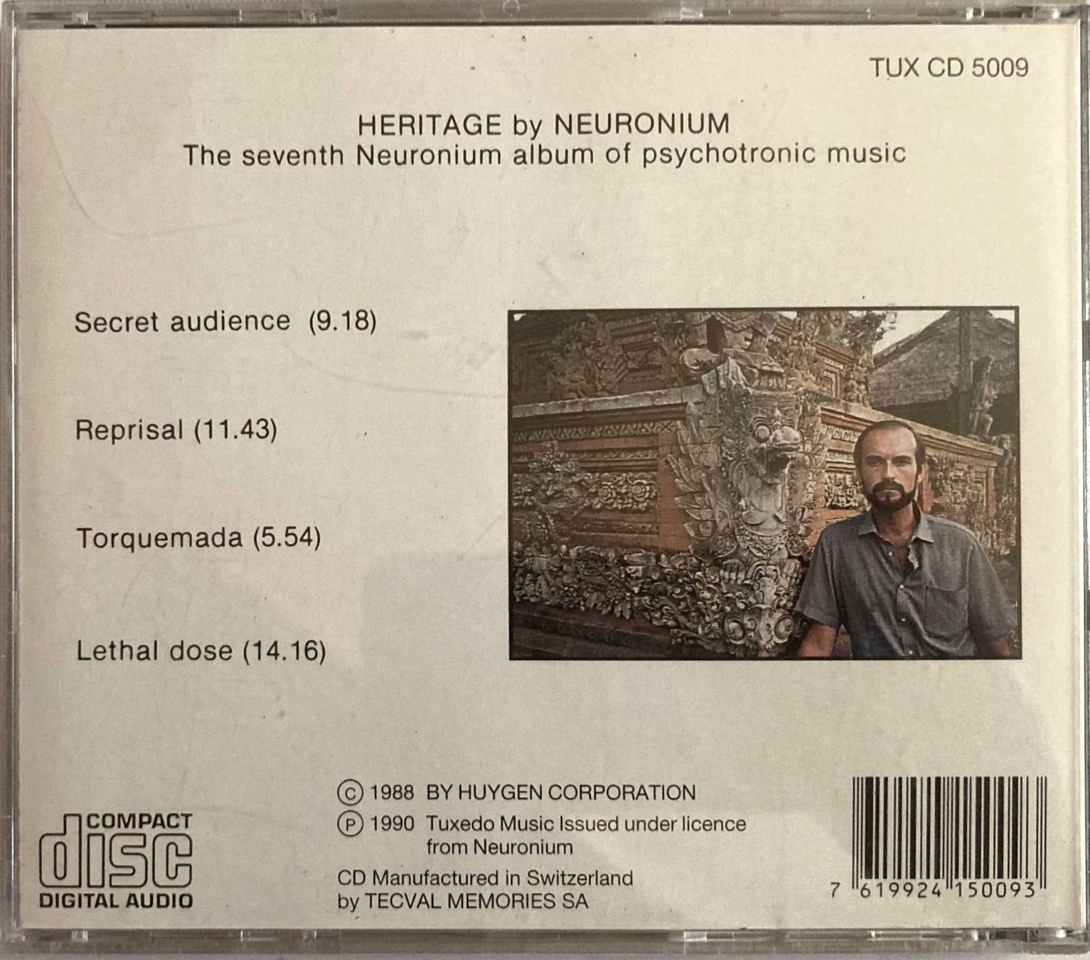 CDs: NEURONIUM - HERITAGE – Gebraucht aus Poliez-Pittet von Newtown-Records 1