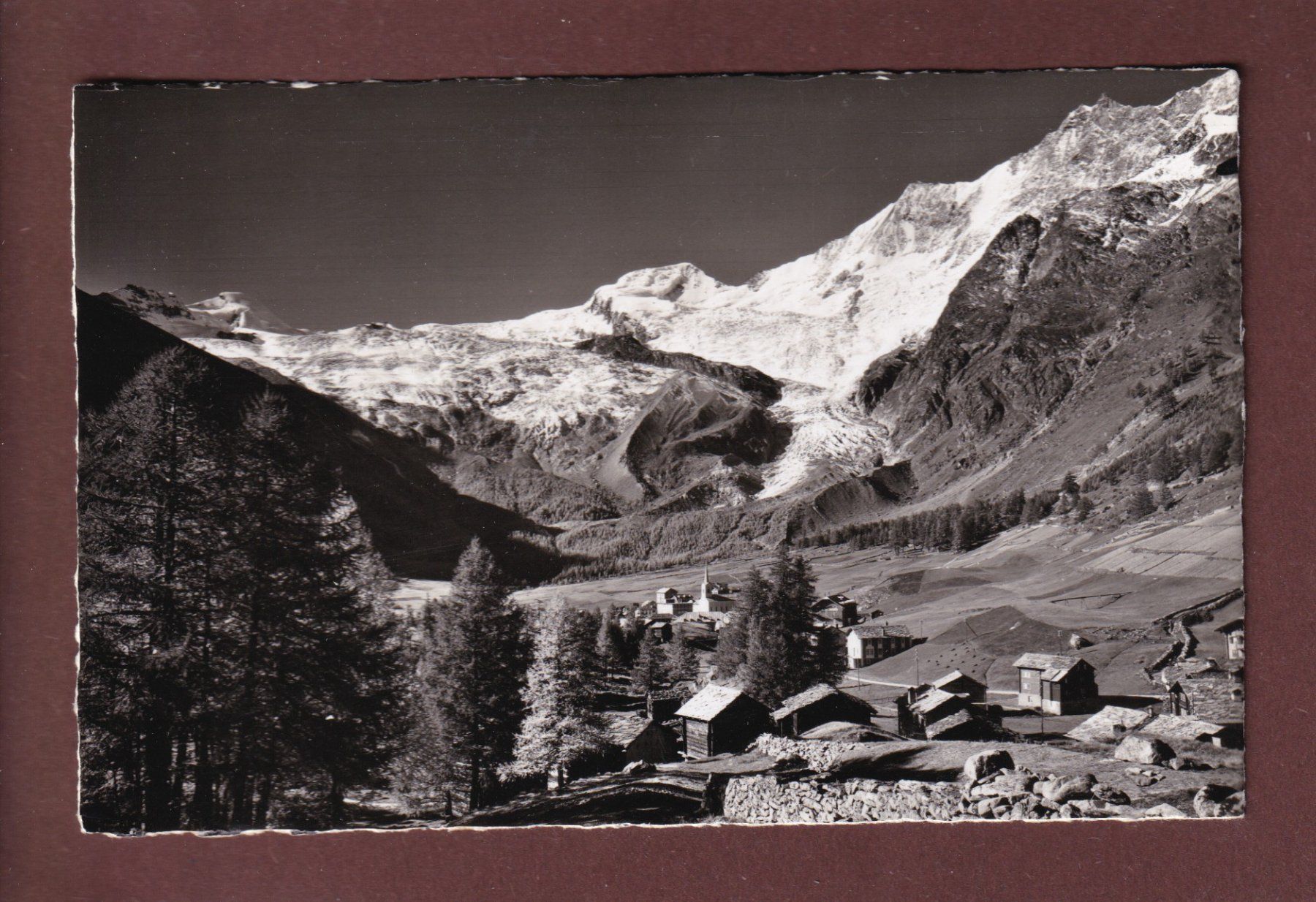 Ansichtskarten: SAAS-FEE – Gebraucht aus Pully von nicecards