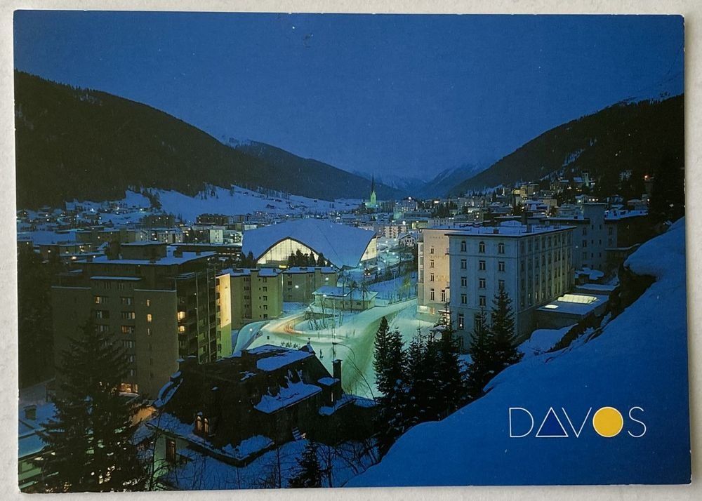Cartoline postali: Davos, Davos - Platz 1540 m / 5120ft. – Usato da Flums venduto da TuttoA