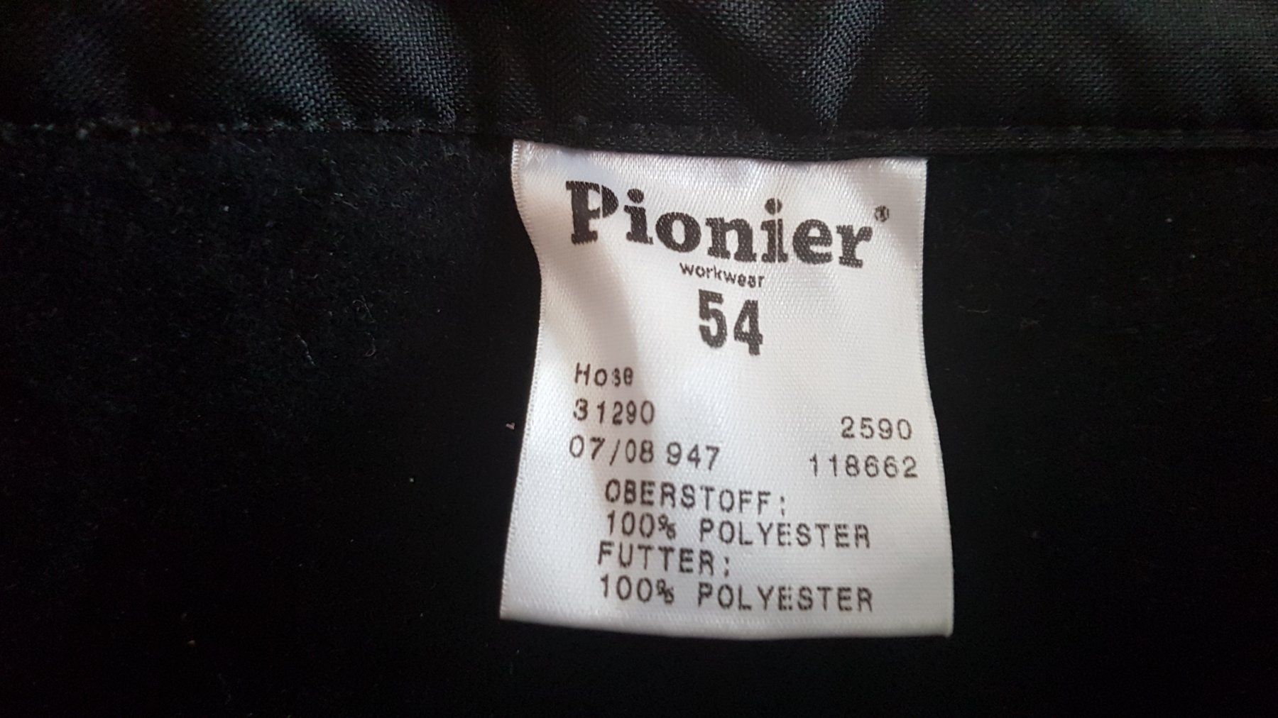 Pantaloni: Pantalon doublé taille 54 marque Pionier – Usato da Villiers venduto da san_jn5w 1