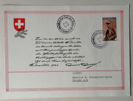 General Guison Sondermarken 1969 & Karte mit Signatur