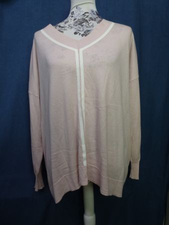 MARCCAIN PULLOVER PUDERROSA GR 44 WOLLMISCHUNG KUSCHLIG
