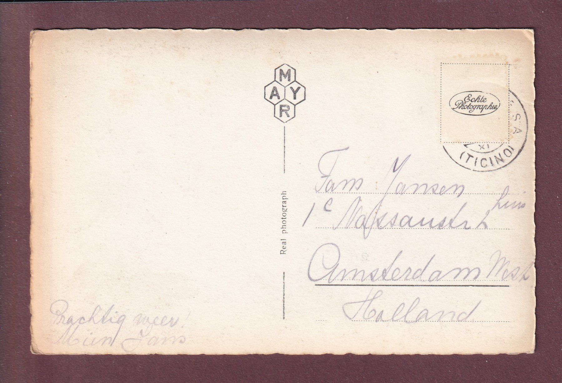 Cartes postales: TICINO - Barca - Costume – D'occasion à Pully par nicecards 1