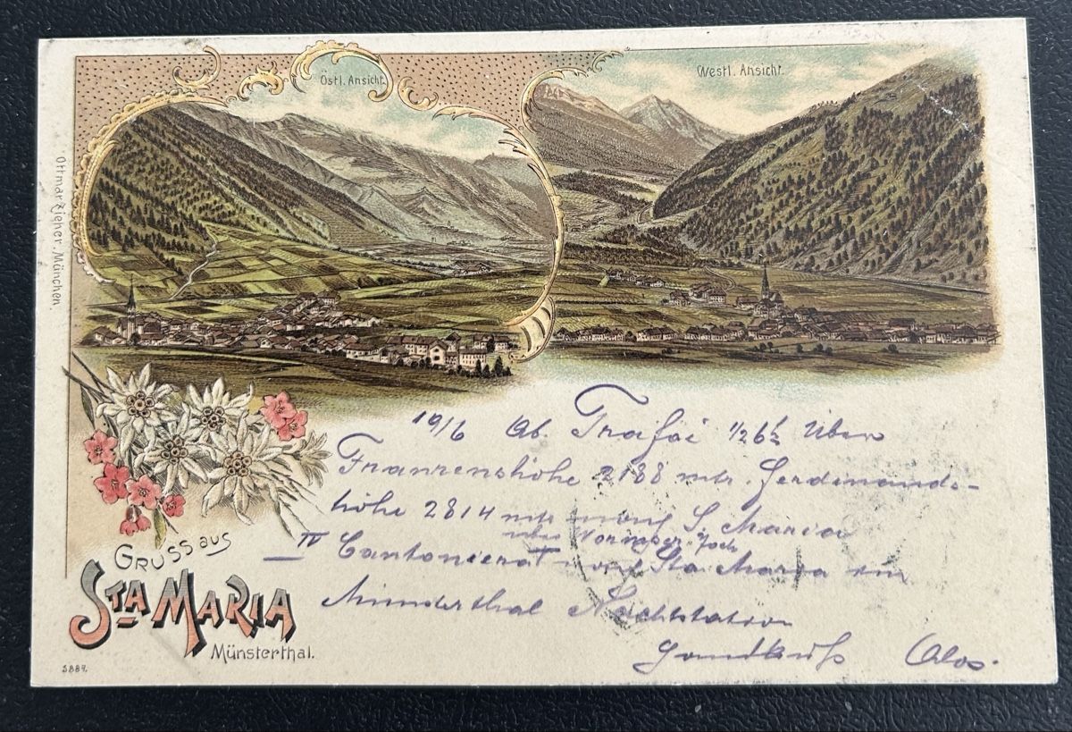 Cartes postales: Gruss aus Sta. Maria Litho – D'occasion à Horw par Tellbub