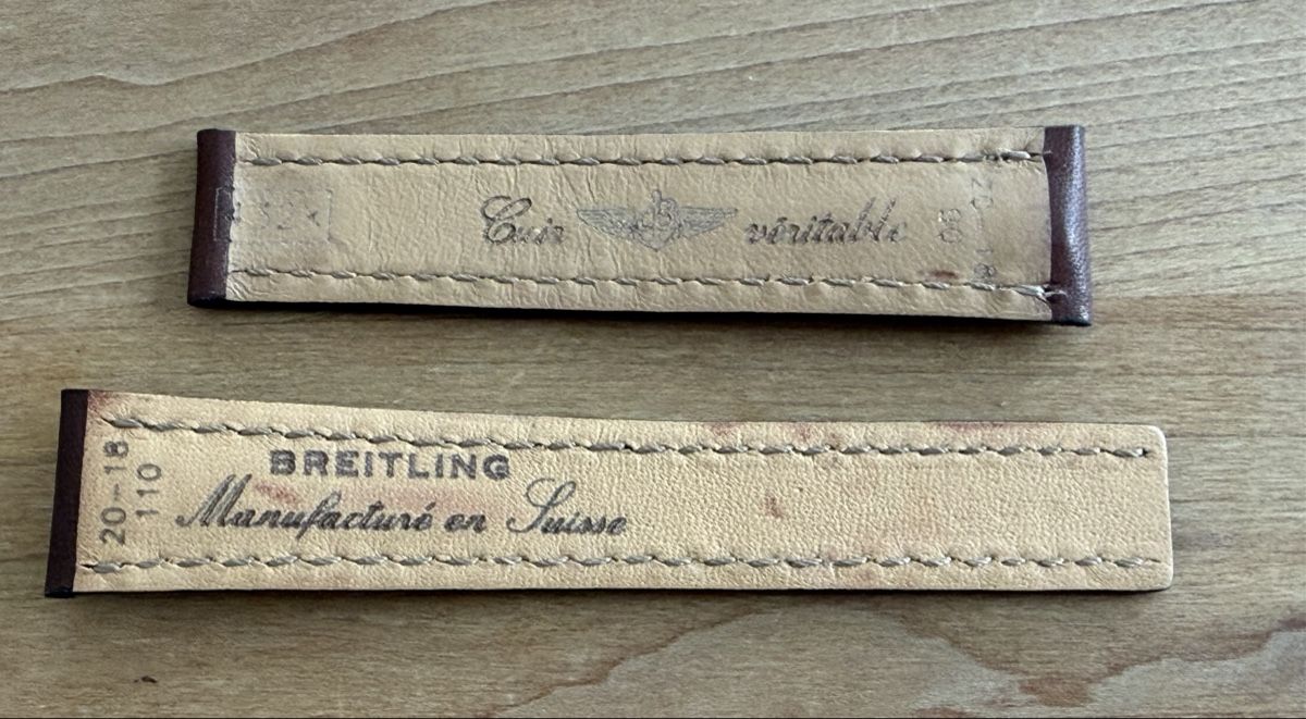 Breitling Montres: Original BREITLING 20/18mm Lederarmband NEU – Neuf (Voir description) à Embrach par selfie13 7