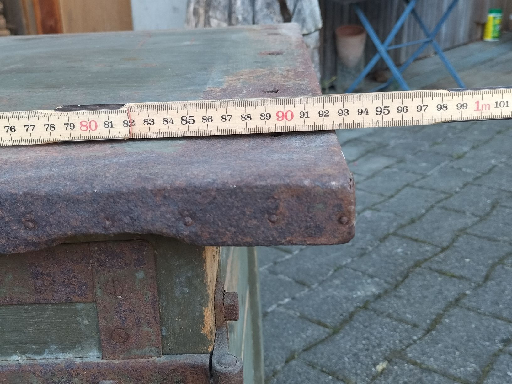 Attrezzatura & Pezzi di ricambio: MUNITIONS KISTE Schweizer Armee 19.00 jht mit Eisenbeschläge – Usato da Müselbach venduto da pat_9c9w 7