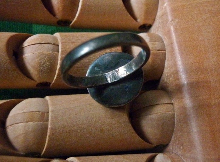 Anelli: Vintage SilberRing mit Türkis – Usato da Adliswil venduto da di_hans 4