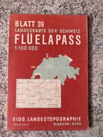 Landkarte der Schweiz, Blatt 39, Flüelapass, 1962