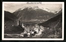 Hospenthal, Ortsansicht gegen Andermatt 