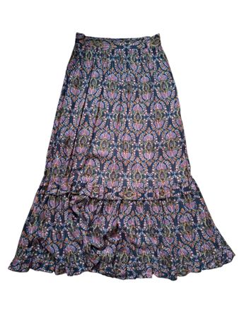 Jupe longue Zara à motifs multicolores taille S