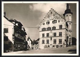 Sursee, Strassenpartie mit Geschäften