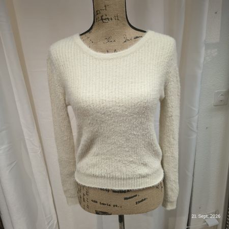 Damen Pullover Zebra weiss Grösse XS gebrauchter Zustand