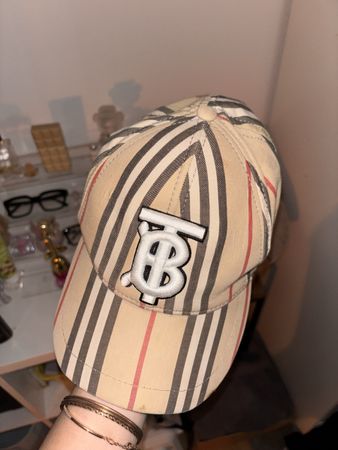 Burberry Kappe original beige/braun Grösse One Size