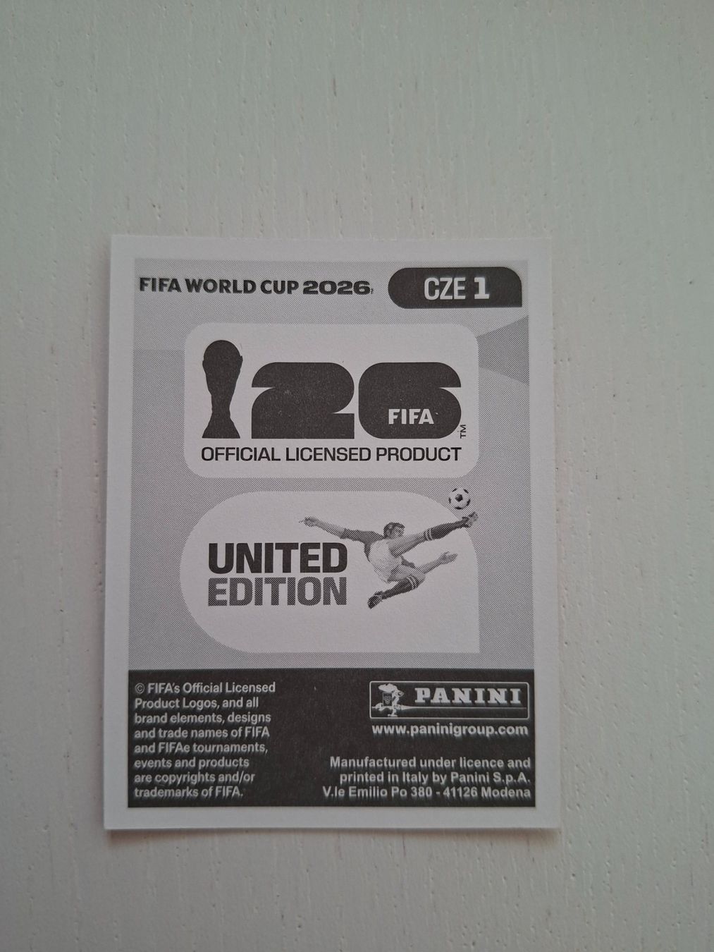 Panini Carte collezionabili: Panini FIFA WM 2026 CZE1 – Nuovo (secondo la descrizione) da Oberwil/Dägerlen venduto da Dominique1606 1