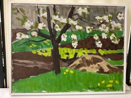 Original Ölgemälde - Frühlingslandschaft - Jean-Louis Berger