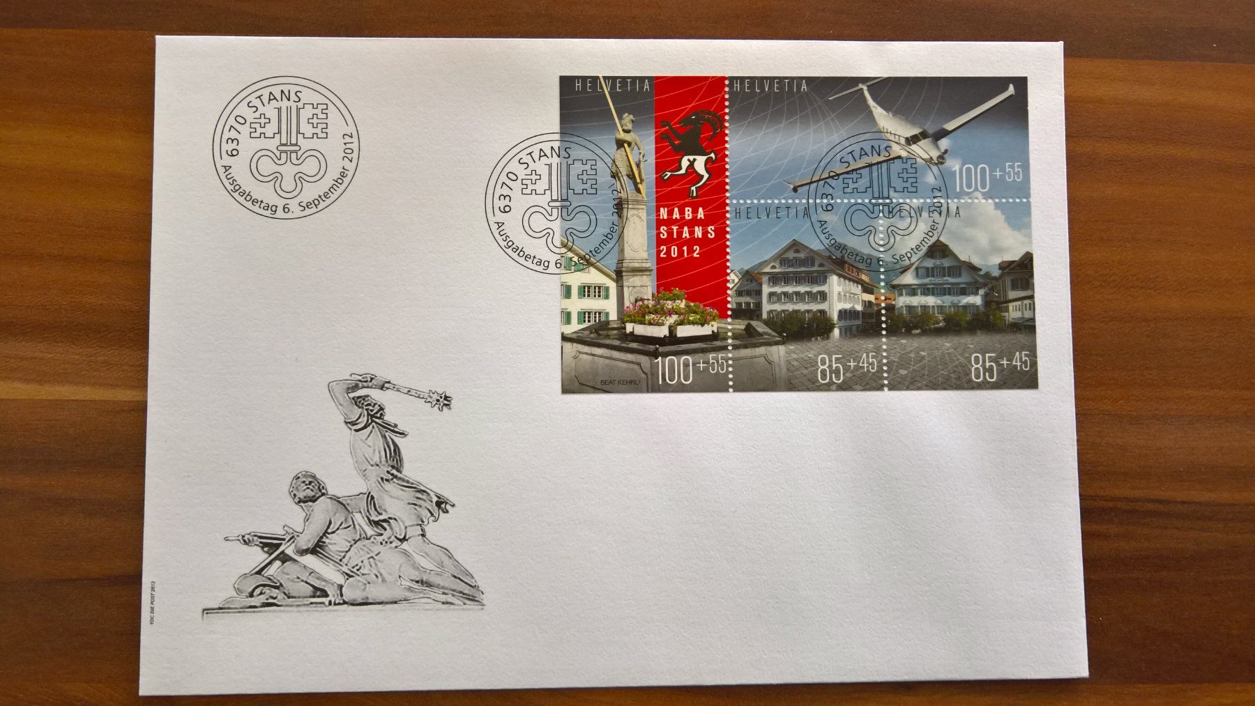 Tous les timbres: FDC Sonderblock NABA Stans 2012, Format E6 – D'occasion à Rickenbach SO par Bytebull