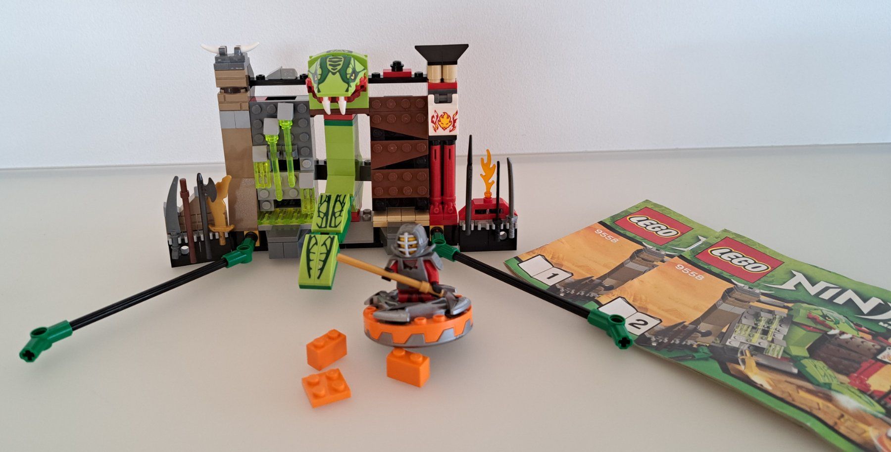 Lego Giocattoli: LEGO Ninjago 9558 Training Set  / Spinner – Usato da Langendorf venduto da thesi246