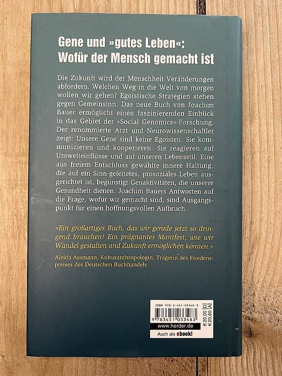 Libri: Buch - Das empatische Gen - Joachim Bauer – Usato da Urdorf venduto da Marybyii 2