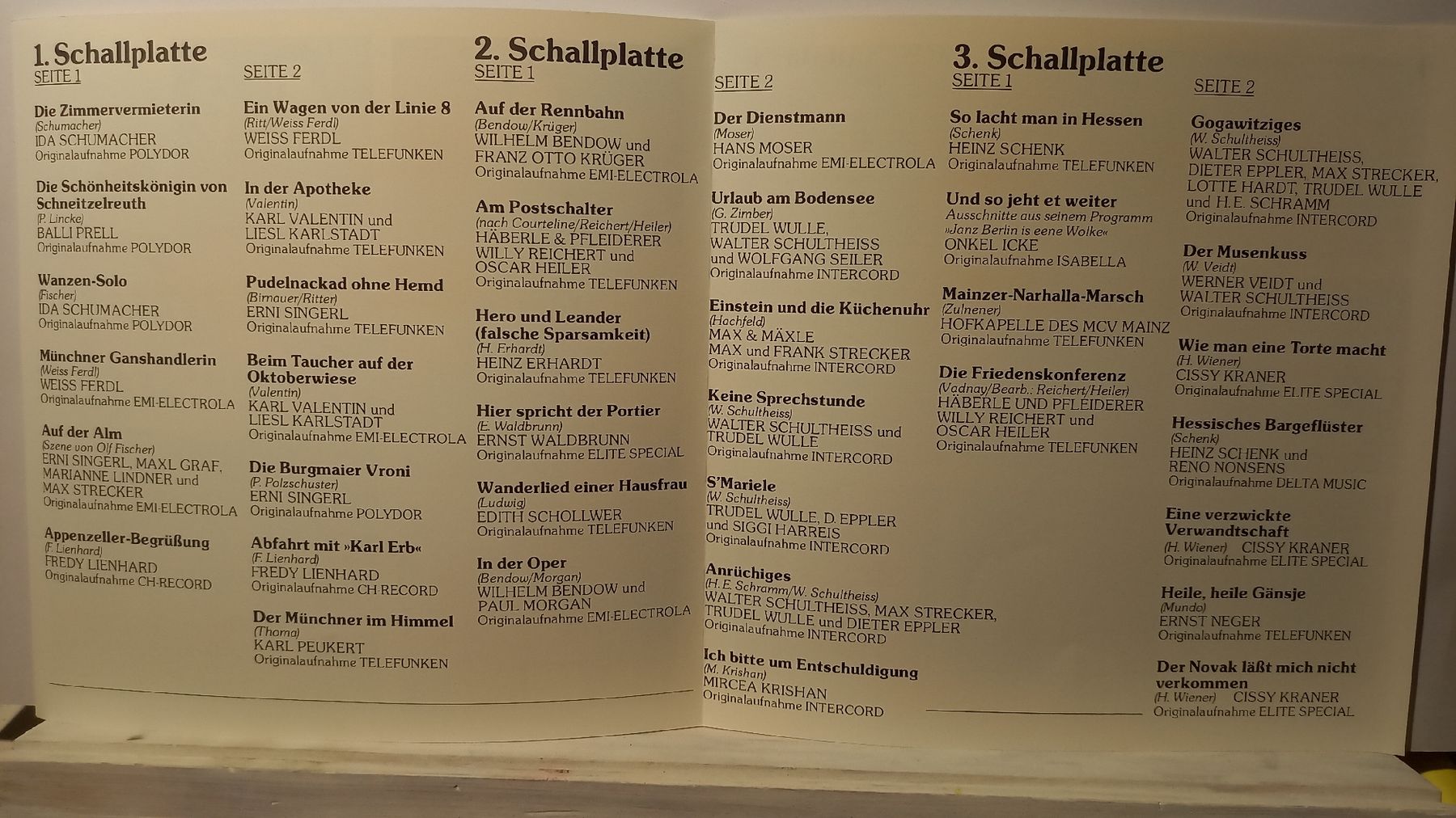Musicassette: Die grosse Humor-Parade MusiCassette Box – Usato da St. Gallen venduto da Bir_Rer 6