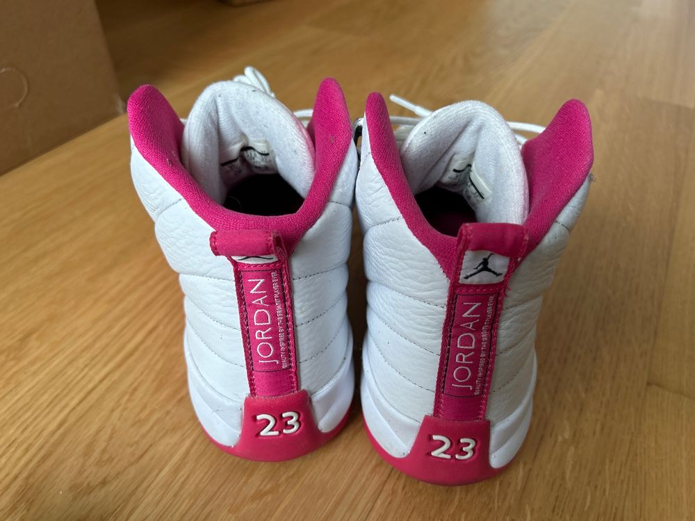pink jordan 12 size 7