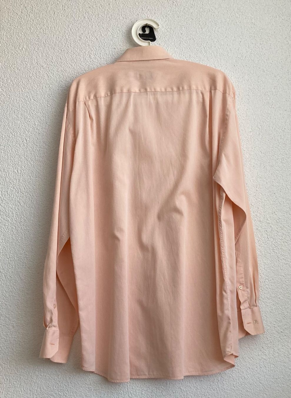 Camicie: Herrenhemd v. Einhorn, Gr. 42, apricot – Usato da Diepoldsau venduto da mabeapt 1