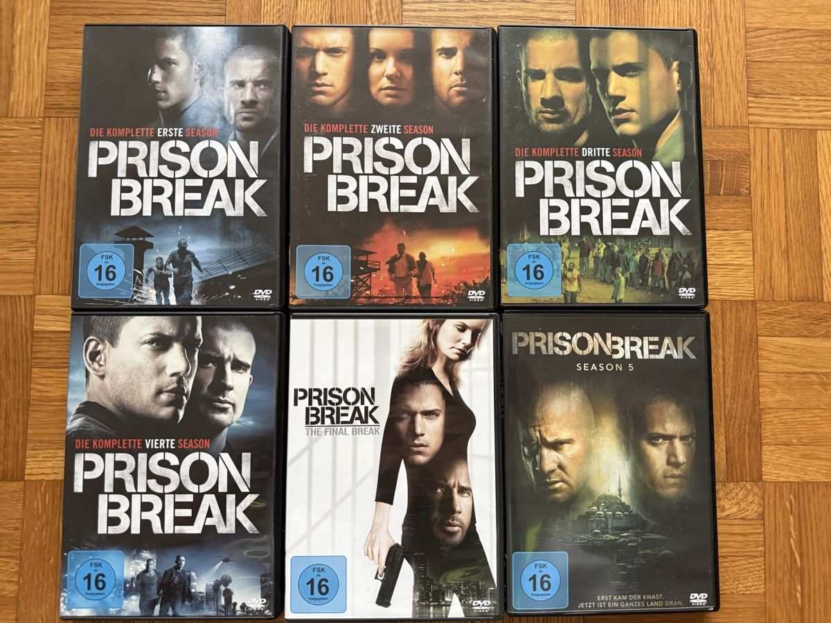 Prison Break – Die komplette Serie (Staffel 1-5), DVD (Neu (gemäss ...