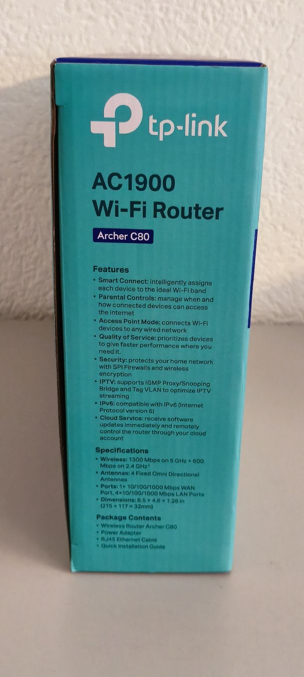 TP-Link Modems & Routeurs: TP-Link AC1900 WLAN Router Archer C80  – Neuf (Voir description) à Eschenbach LU par Iam2fast4udude 2