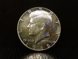 HALF DOLLAR JOHN F. KENNEDY 1968 SILBER