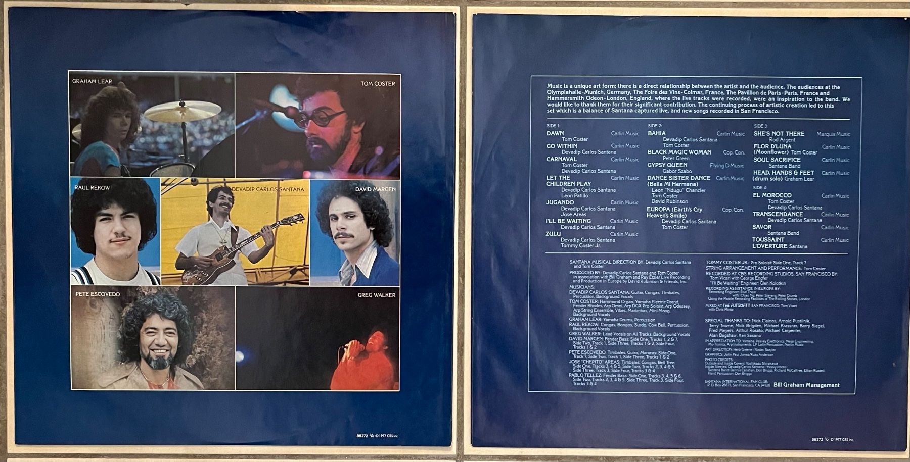 Vinyles: SANTANA - MOONFLOWER - 2 Vinyles 33 Tours – D'occasion à Bussigny par vinyl-pas-cher 9