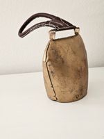 Kuhglocke Treichel mit elegantem Lederriemen "vergoldet"