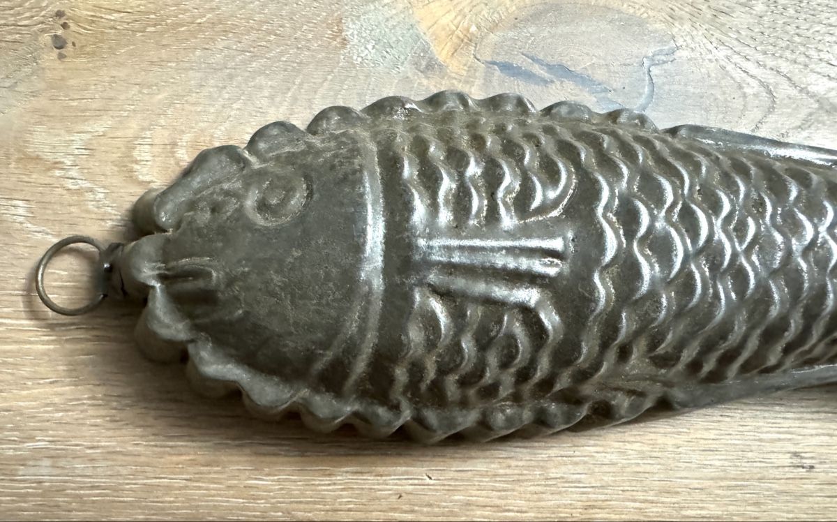 Backformen: Antike Backform Blech Fisch 26 cm – Gebraucht aus Rothrist von Luckywinner 1
