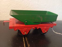 Hornby Meccano Kippwagen, rot/grün, Vintage Spielzeug