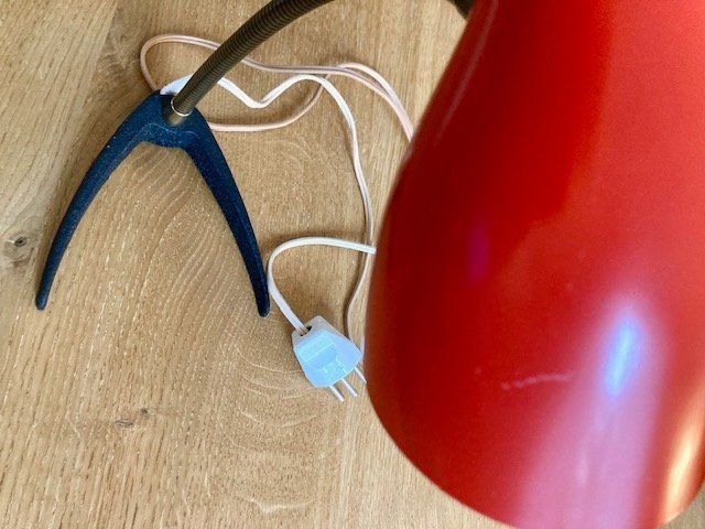 Lampen: Tischlampe rot - mid century – Gebraucht aus Luzern von Rsubita 2