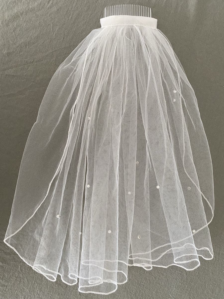 Accessori per capelli: Brautschleier / Haar-Voile verziert mit Perlen – Nuovo (secondo la descrizione) da Basel venduto da ane_82yg 4