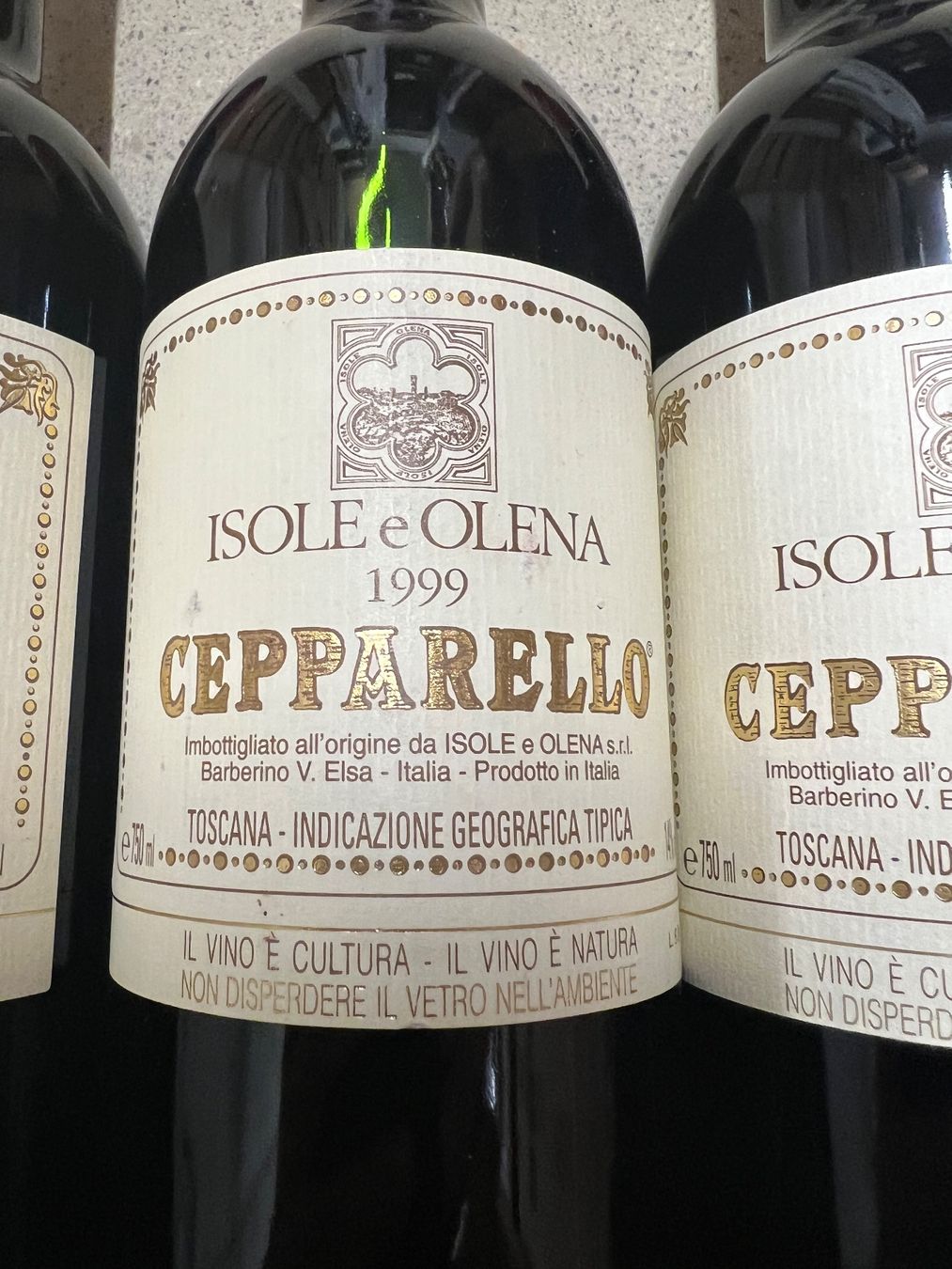 Vino: Cepparello 1998, 1999, 2000 Isole e Olena – Nuovo (secondo la descrizione) da Beinwil am See venduto da isole 2