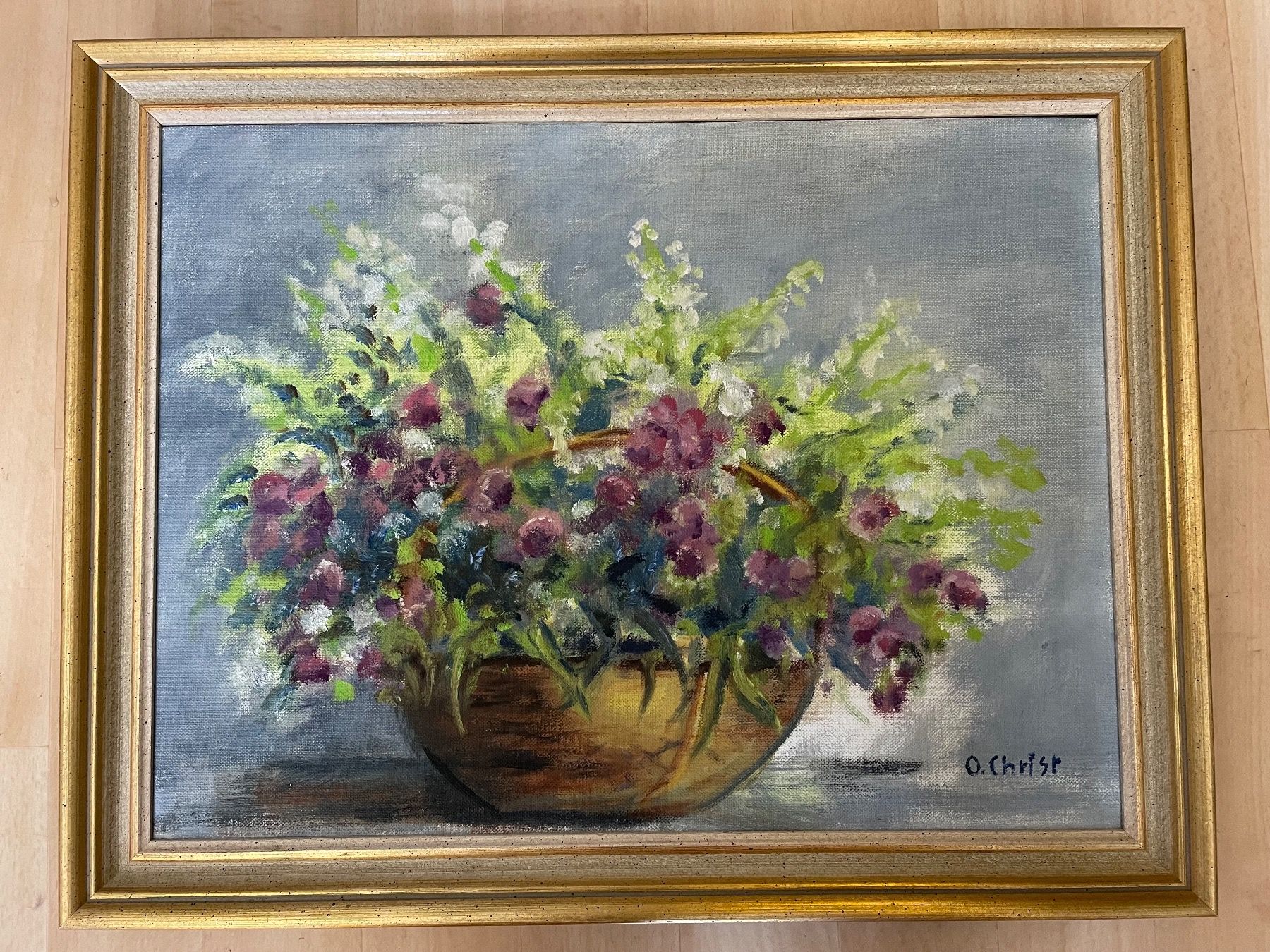 Gemälde: Bild "Blumenkorb" Otto Christ – Gebraucht aus Oberrieden von PEGNE