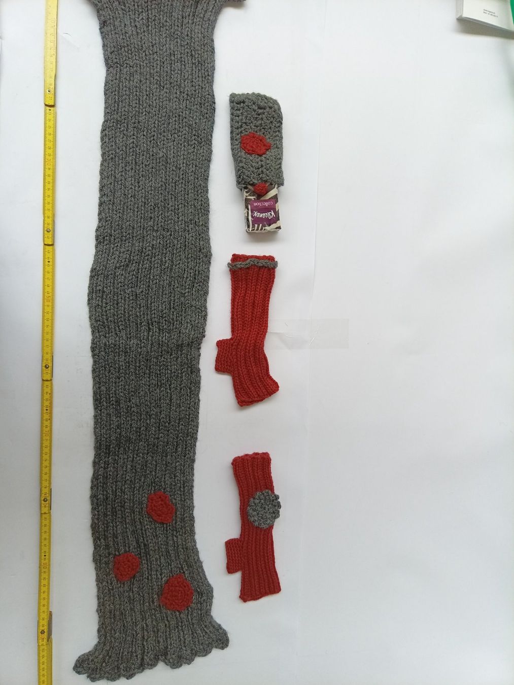 Foulard & Sciarpe: Warme Strick-Set: Schal, Handstulpen, Winter Accessoires – Nuovo e nell'imballaggio originale da Wängi venduto da Ladys_First 3