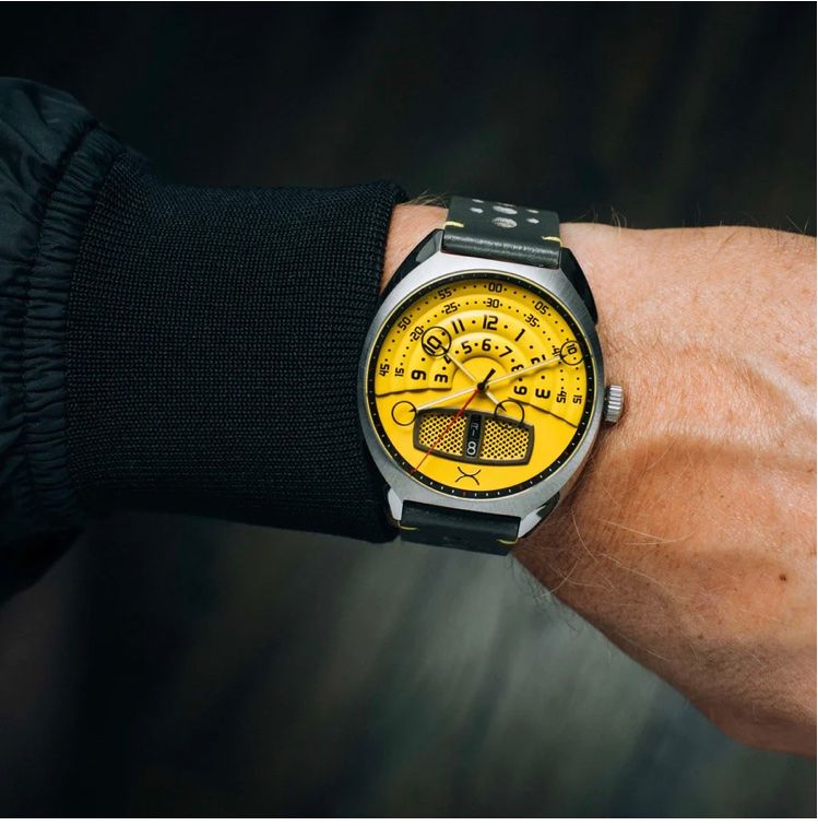 Orologi: Xeric - Halograph III Automatic Yellow. 24h Le Mans special – Usato da Basel venduto da apanteli 5