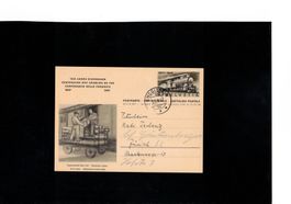 1947 Postkarte nach Zürich 100 Jahre Eisenbahn